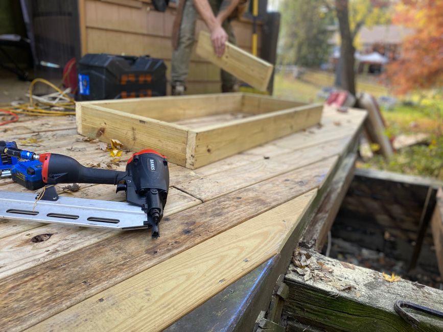 Deck project in a GTA home